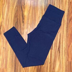 Active Leggings NWOT Navy Blue Buttery Soft High-Waisted Womens